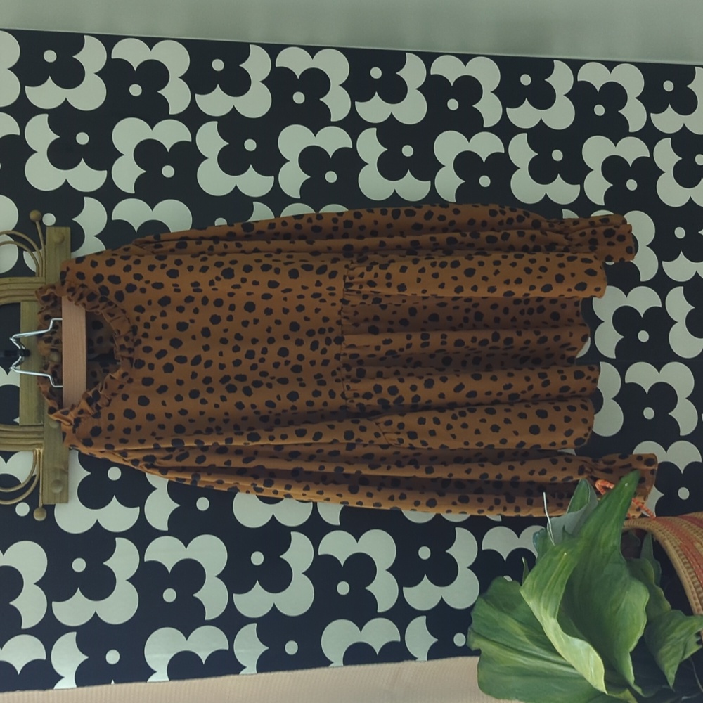 Shein Leopard Print Blouse